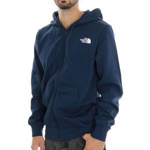 FELPA SIMPLE DOME FULL ZIP BLU